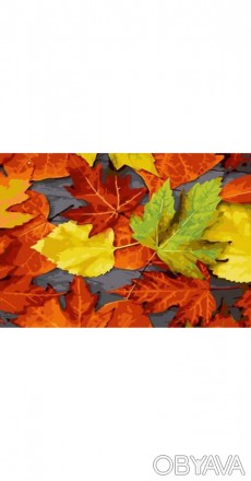  Товар на сайті >>>Раскраска по номерам 40*50см "Осенняя листва" OPP (холст на р. . фото 1