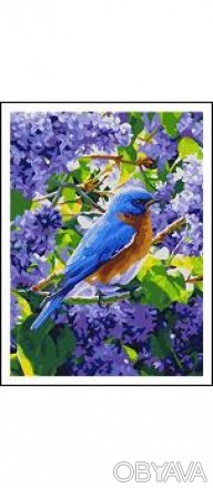  Товар на сайті >>>Раскраска по номерам на дереве 40*50 J.Otten "Птичка" (карт.у. . фото 1