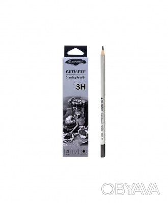 Набор чернографитовых карандашей Acmeliae "Artmate" 3H,2.0mm 12шт/этик.. . фото 1