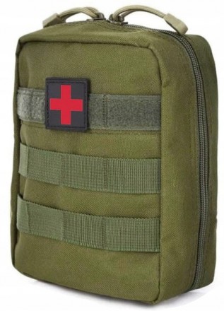 
Армійська аптечка, військова сумка для медикаментів Edibazzar хакі Опис виробу . . фото 2