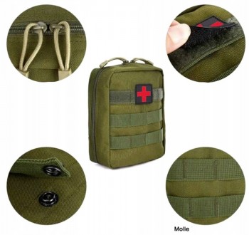 
Армійська аптечка, військова сумка для медикаментів Edibazzar хакі Опис виробу . . фото 8