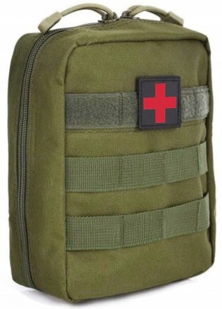 
Армійська аптечка, військова сумка для медикаментів Edibazzar хакі Опис виробу . . фото 4