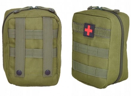 
Армійська аптечка, військова сумка для медикаментів Edibazzar хакі Опис виробу . . фото 3