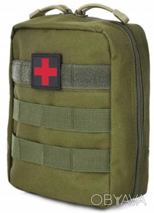 
Армійська аптечка, військова сумка для медикаментів Edibazzar хакі Опис виробу . . фото 1