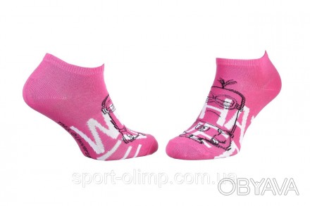 Низькі шкарпетки Minions Minions What Ever 1-pack pink — 13894812-1 з принтом MI. . фото 1