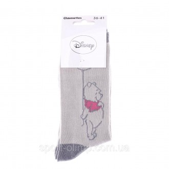 Високі шкарпетки Disney Winnie & Balloon 1-pack gray — 13893220-1 з принтом WINN. . фото 3