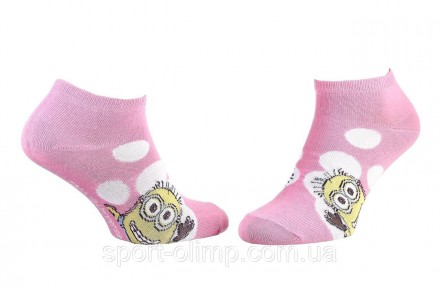 Низькі шкарпетки Minions Minions Minion In Bubble 1-pack pink — 13894812-4 з при. . фото 2