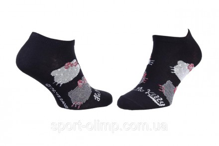 Высокие носки c принтом HELLO KITTY Socks 1-pack black — 13890128-6 гарантируют,. . фото 2