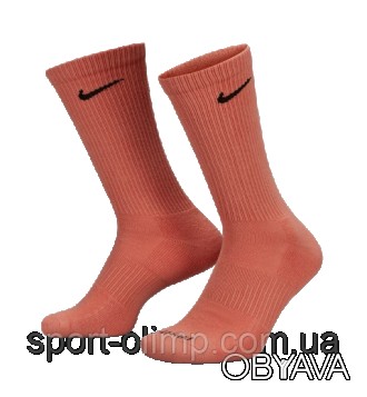 Носки Nike U NK EVERYDAY PLUS CUSH CREW идеально подойдут для повседневной носки. . фото 1