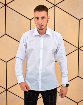 Классическая рубашка abc*Ткань:Турция,премиумМатериал: лен, хлопокРубашка с длин. . фото 6
