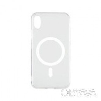 Прозрачный силиконовый чехол iLoungeMax Silicone Case MagSafe для iPhone X | XS