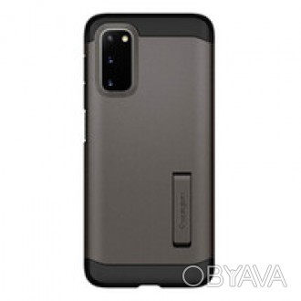 Противоударный чехол Spigen Tough Armor Gunmetal для Samsung Galaxy S20