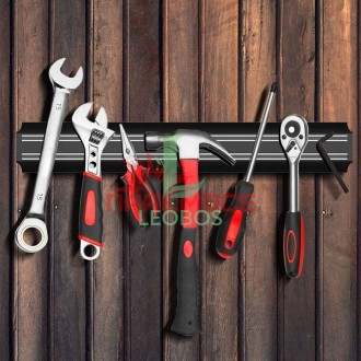 Магнітний тримач-планка 32.5 см для кухні ножів ключів інструментів в гараж майс. . фото 8
