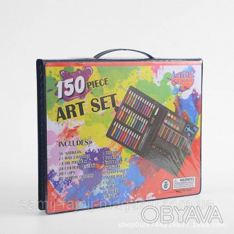 Характеристика та опис
 
Художній набір у валізці Art set на 150 предметів ідеал. . фото 1