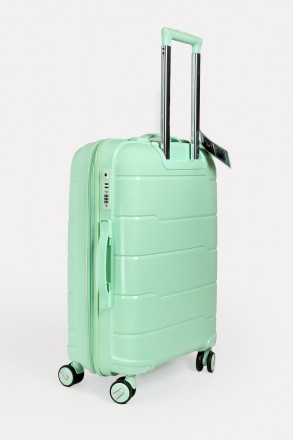 Дорожный средний чемодан на 4-х колесах Three Birds из полипропилена с кодовым T. . фото 4