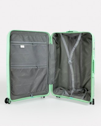 Дорожный большой чемодан на 4-х колесах Three Birds из полипропилена с кодовым T. . фото 8
