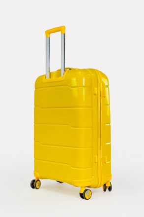 Дорожный большой чемодан на 4-х колесах Three Birds из полипропилена с кодовым T. . фото 7