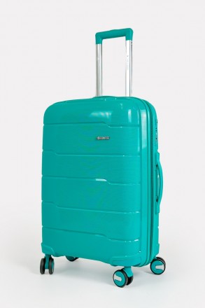 Комплект пластиковых чемоданов 4-х колесных Three Birds из полипропилена с кодов. . фото 4