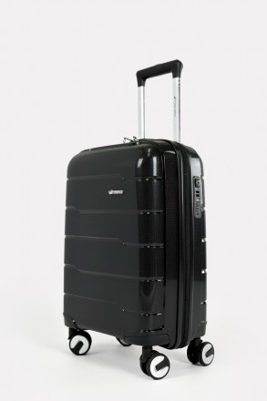 Комплект пластиковых чемоданов 4-х колесных Three Birds из полипропилена с кодов. . фото 5