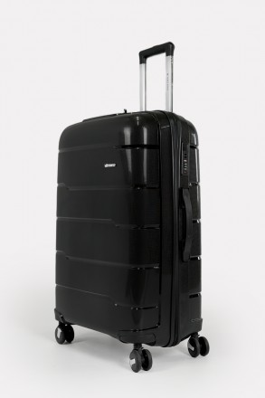 Комплект пластиковых чемоданов 4-х колесных Three Birds из полипропилена с кодов. . фото 3