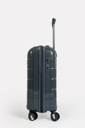 Дорожный маленький чемодан (ручная кладь) на колесах Three Birds из полипропилен. . фото 4
