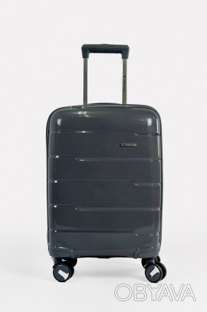 Дорожный маленький чемодан (ручная кладь) на колесах Three Birds из полипропилен. . фото 1