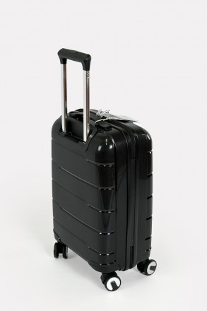 Дорожный маленький чемодан (ручная кладь) на колесах Three Birds из полипропилен. . фото 8