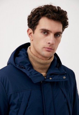 
Утепленная мужская куртка. Модель с застежкой на молнии, прямого силуэта. Допол. . фото 6