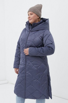 Стеганное женское пальто, утепленное искусственным пухом Downfill. Этот утеплите. . фото 3