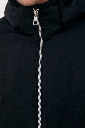 Базовая мужская куртка свободного кроя с капюшоном. Универсальная куртка на утеп. . фото 7