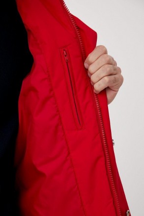 Утепленная мужская куртка. Модель с застежкой на молнии, прямого силуэта. Дополн. . фото 8