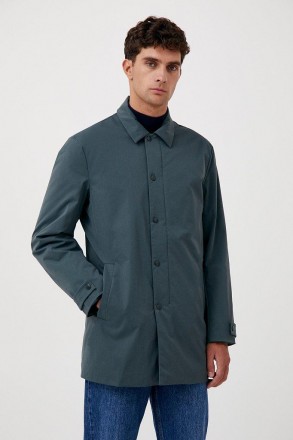Демисезонная куртка в рубашечном стиле. Технологичный материал изделия обладает . . фото 2