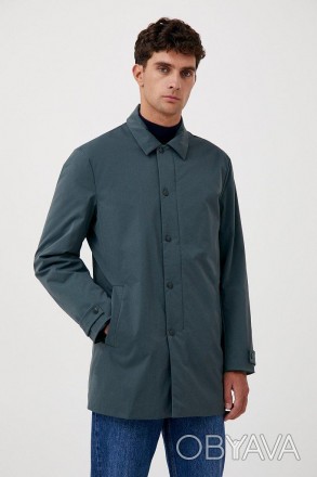 Демисезонная куртка в рубашечном стиле. Технологичный материал изделия обладает . . фото 1