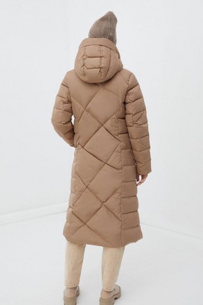 Длинное женское пуховое пальто, утепленное натуральным пухом. Утеплитель (80% ут. . фото 5