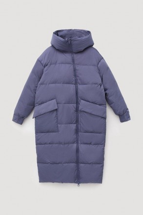 Стеганое женское пальто casual, утепленное натуральным пухом. Утеплитель (80% ут. . фото 9