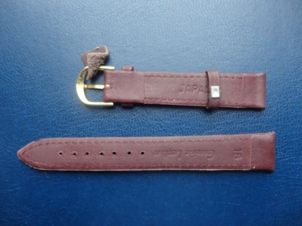 Кожаный ремешок для женских часов бордовый (16 мм)

длина 1 ч. 8.5 см
длина 2. . фото 4