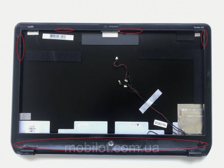 Часть корпуса крышка матрицы, рамка к ноутбуку HP DV6-7051er. Есть повреждения и. . фото 5