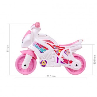 Новинка в серії іграшкового автомототранспорту "Мотоцикл ТехноК" в ніжних рожеви. . фото 5