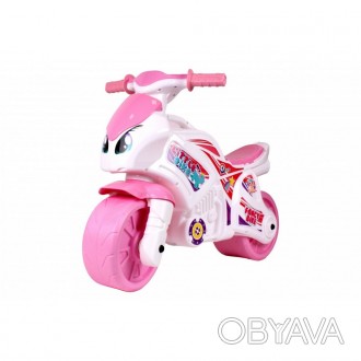 Новинка в серії іграшкового автомототранспорту "Мотоцикл ТехноК" в ніжних рожеви. . фото 1