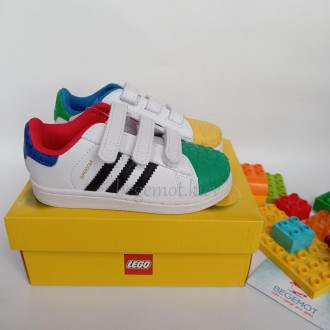 Детские кроссовки Adidas Superstar X Lego 22. Київ. фото 1 Детские кроссовки Adidas Superstar X Lego 22. Київ. фото 1