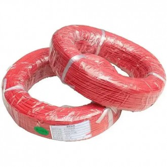 Дріт силіконовий 1жила 18AWG (0.75 мм.кв.), одножильний, червоний, 200 м, HandsKit. Київ. фото 1 Дріт силіконовий 1жила 18AWG (0.75 мм.кв.), одножильний, червоний, 200 м, HandsKit. Київ. фото 1