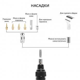 Паяльник газовый MT-100 + насадки (8шт.) + пинцет + подставка + припой, в боксе
. . фото 8