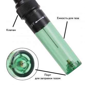 Паяльник газовый MT-100 + насадки (8шт.) + пинцет + подставка + припой, в боксе
. . фото 10