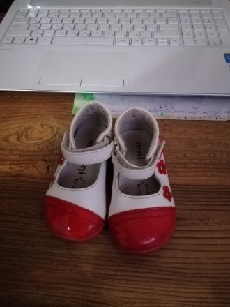 Обувь для малышки! Все за одну цену!
Туфли красные с белым (кожа+лак) - 19 разм. . фото 5