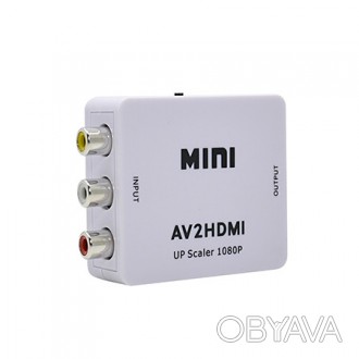Представляємо Вашій увазі AV в HDMI адаптер KENVS AV2HDMI, конвертор AV (RCA) си. . фото 1