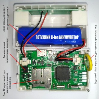 Диктофон автономный аудиорегистратор телефонной линии KANDO 1CH, WAV, microSD до. . фото 3