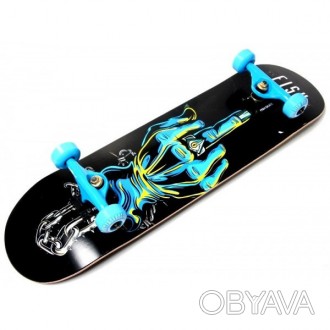  Скейтборд деревянный от Fish Skateboard: Отличный выбор для экстремальных прикл. . фото 1