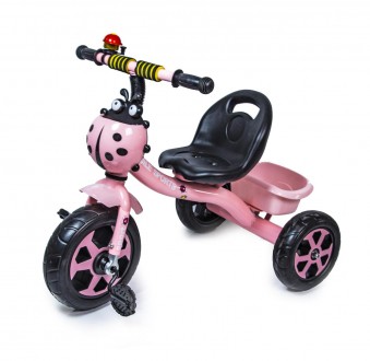 Детский трехколесный велосипед Scale Sport Розового цвета с корзинкой
 Детский м. . фото 2