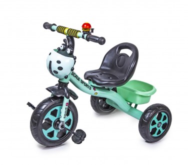 Велосипед триколісний Scale Sport із кошиком Бірюзового кольору
 Дитячий металев. . фото 2