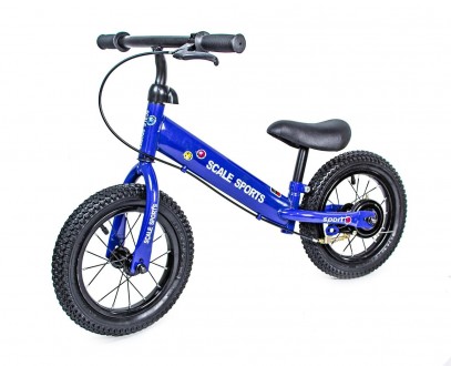 Детский велобег с ручным тормозом и надувными колёсами Scale Sports 12" Синего . Одесса. фото 1 Детский велобег с ручным тормозом и надувными колёсами Scale Sports 12" Синего . Одесса. фото 1